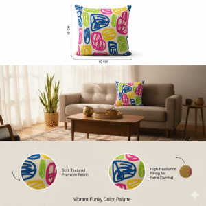 Crayon Spread Oversized Cushion I SN12